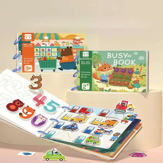 ABC & 123 Learn with Me Busy Board Books