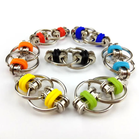 Bike Chain Anxiety Stress Relief Ring Fidget Toy
