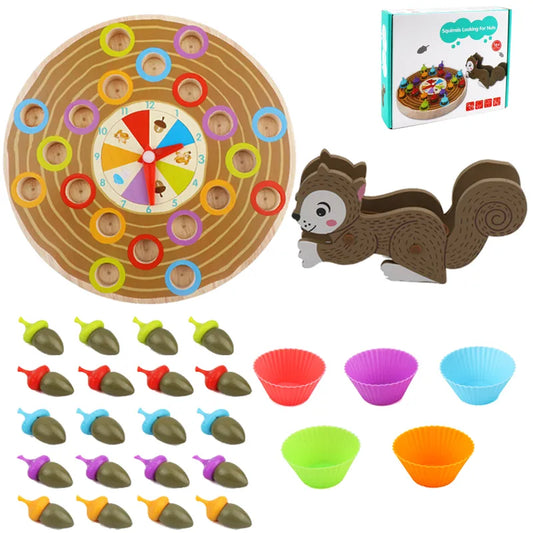 Acorn Color Quest: Squirrel Cognitive Game of Classification