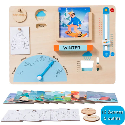 Busy Board Bonanza: Exploring Time and Weather