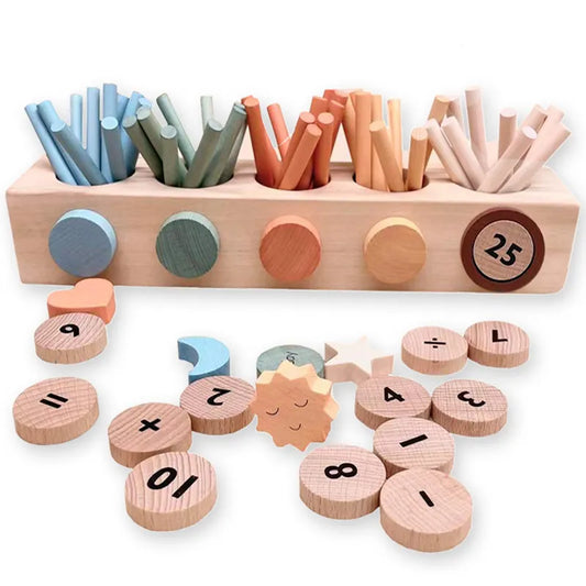 MathVenture Spindle Box: Interactive Number Sorting and Counting Toy