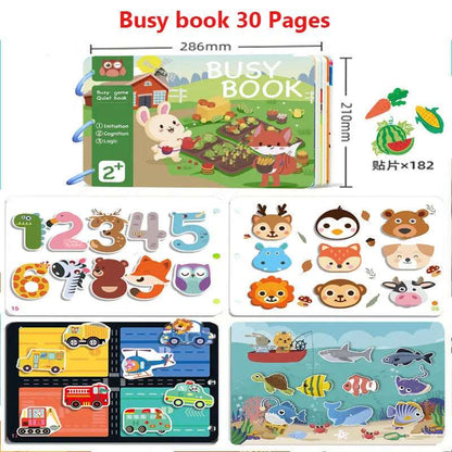 ABC & 123 Learn with Me Busy Board Books