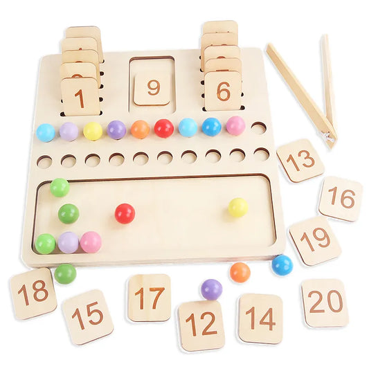 Counting Carnival: Whimsical Bead Board for Number Fun