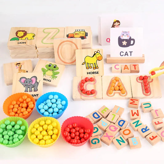 Learning Wonderland: Interactive Set for Letters, Math & Animal Words