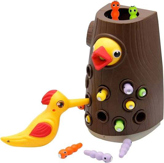 Woodpecker Game - Catch Worms and Feed Fun