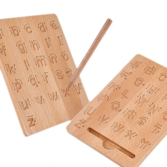 Whizzy Alphabet Adventures: Wooden Alphabet Tracking Board