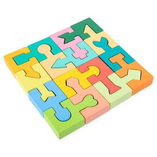 Wildly Whimsical 3D Montessori Pattern Blocks